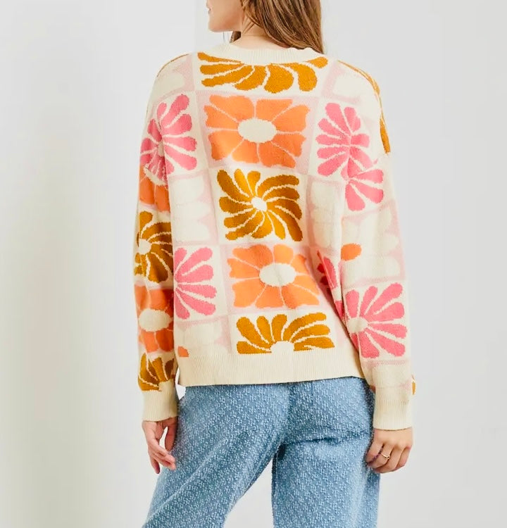 Floral Sweater