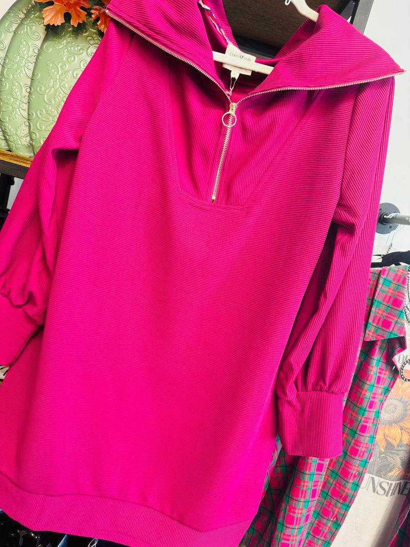 Magenta Fall Dress