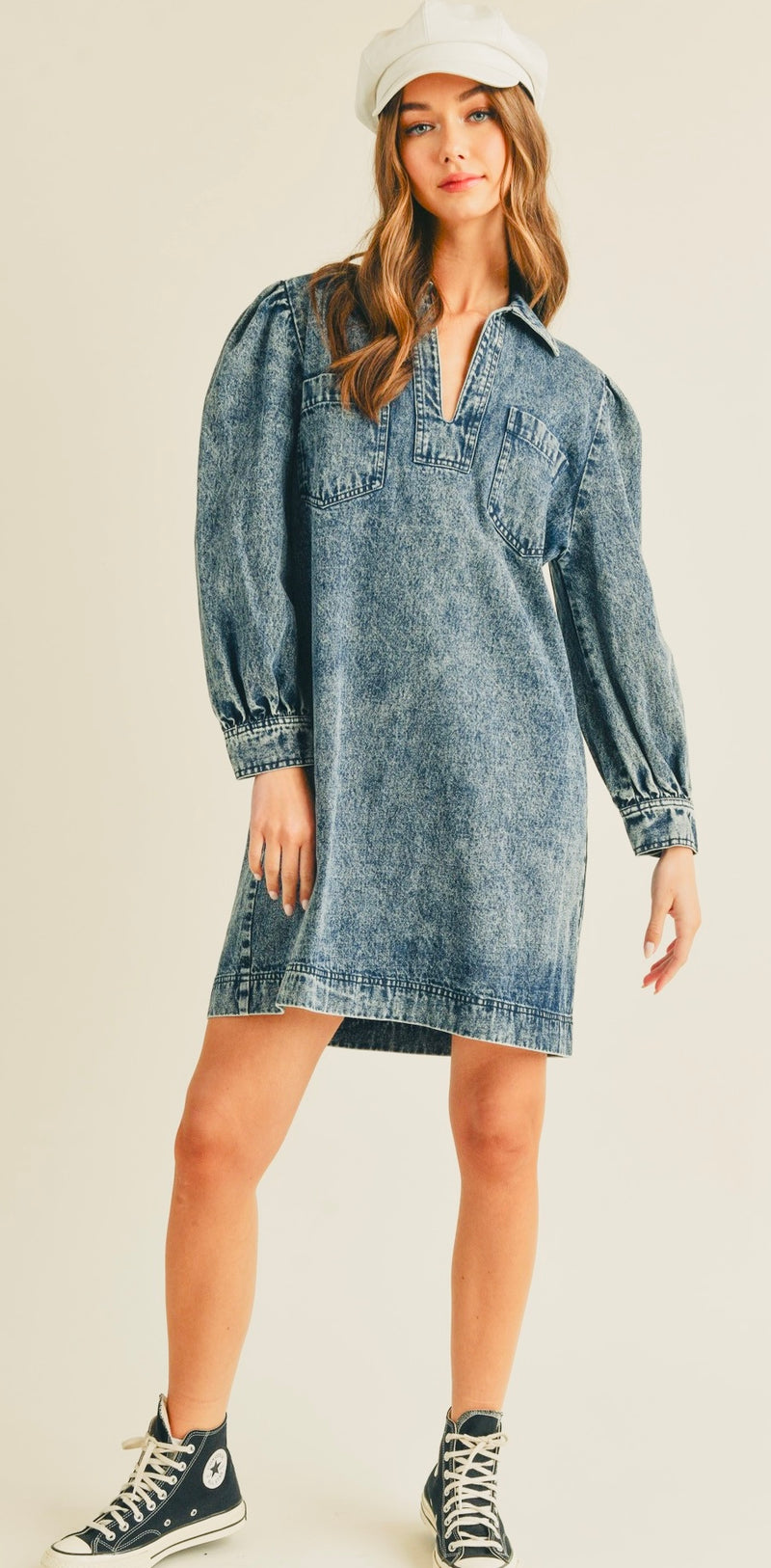 Denim Pocket Dress